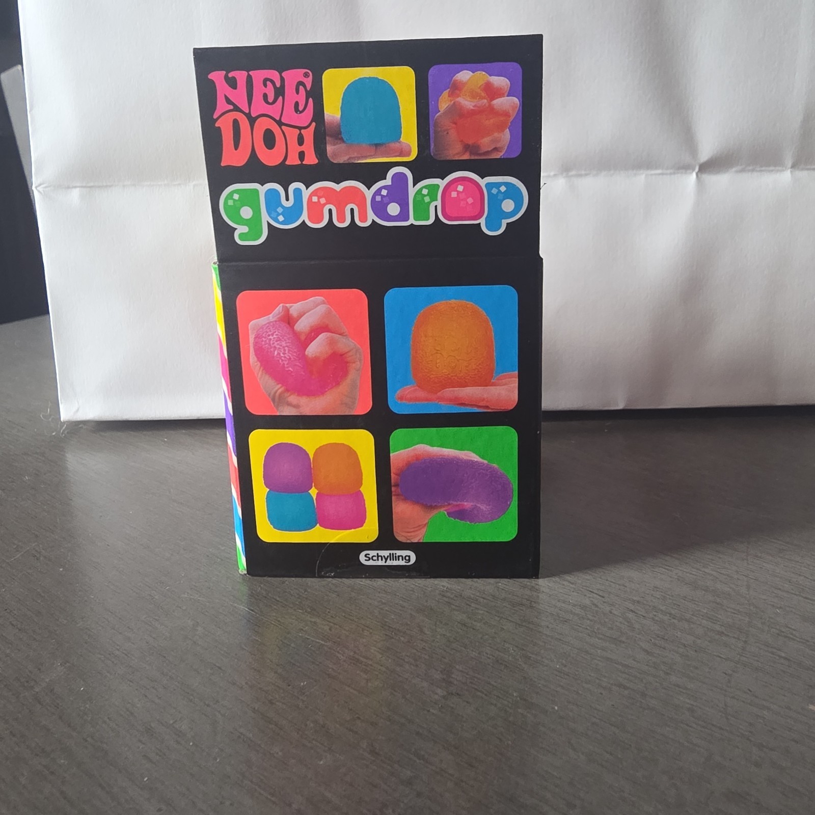 Needoh Gumdrop Pink Squishy Stress Ball **Brand New**