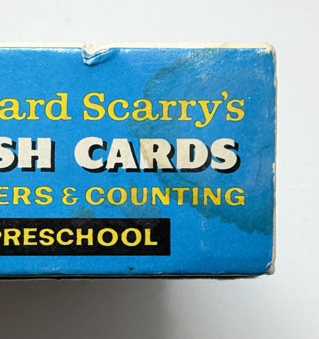 1987 Vintage Richard Scarry Flash Cards Numbers Counting Preschool Math Box Set