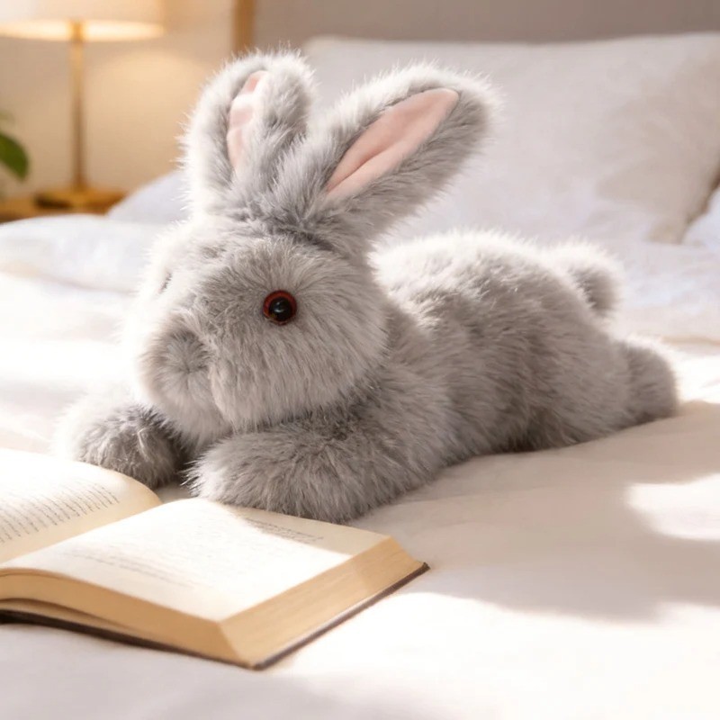 5cm Rabbit Stuffed Animal Doll, Soft Fluffy Cute Lovely Plush Toy For Children B