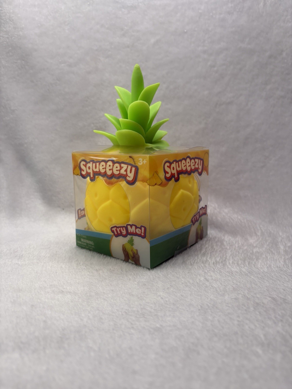 Sunny Days Squeeezy Viral Pineapple Sensory Fidget Toy New Sealed Shipped Fast!