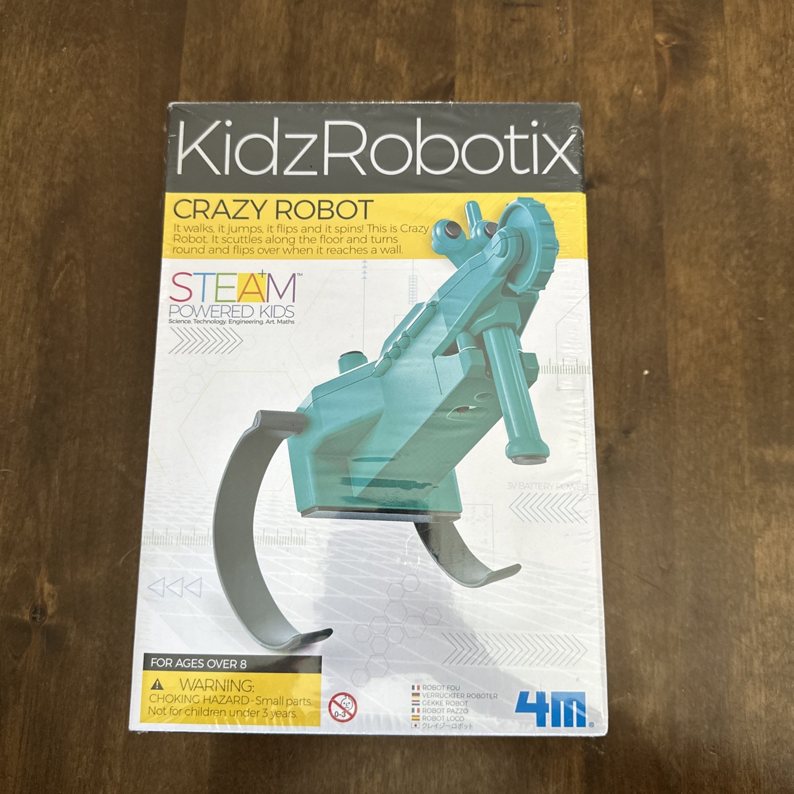 4M Kidz Robotix Crazy Robot Kit – Learning & Education Steam Powered Kids New