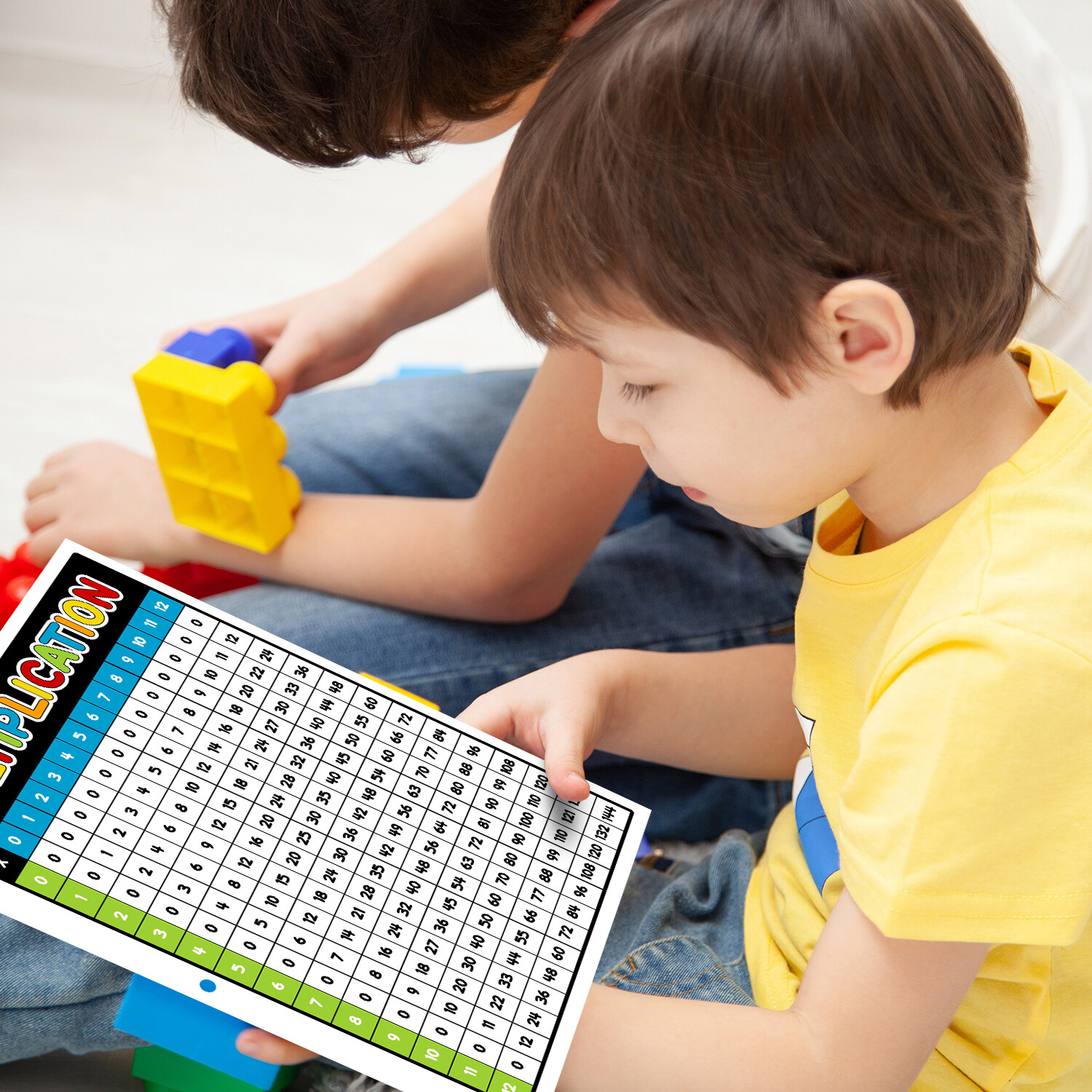 8.5 x 11 Laminated Education Multiplication Chart, Double Sided Print, 25 Qty