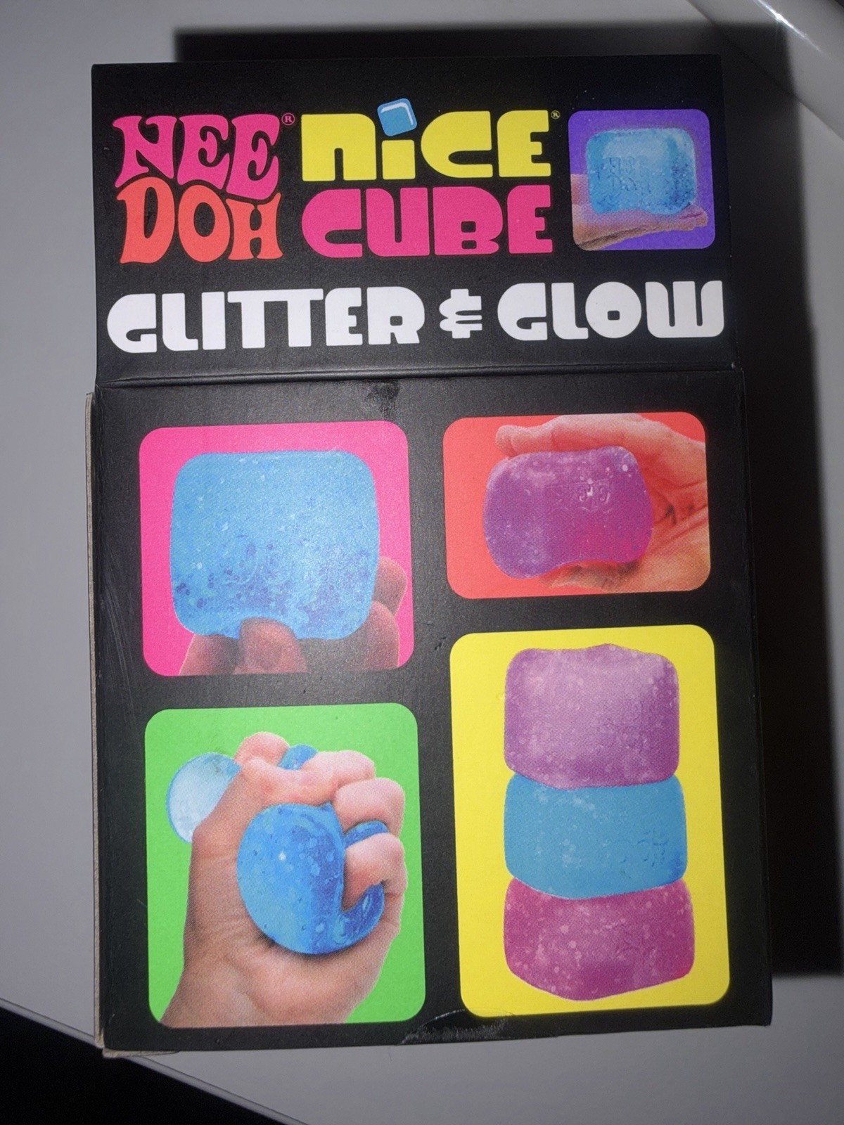 BLUE – Needoh Nice Cube, Glitter And Glow