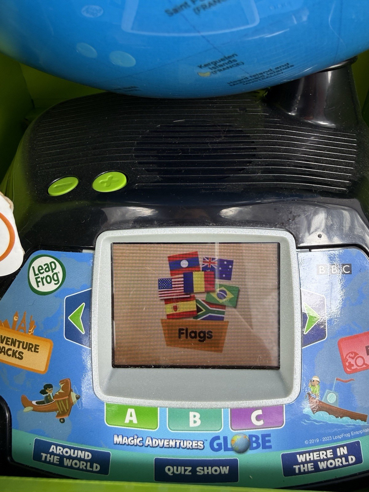 Vintage Leap Frog Magic Adventures Globe Stylus Included LeapFrog STEAM Toy NEW