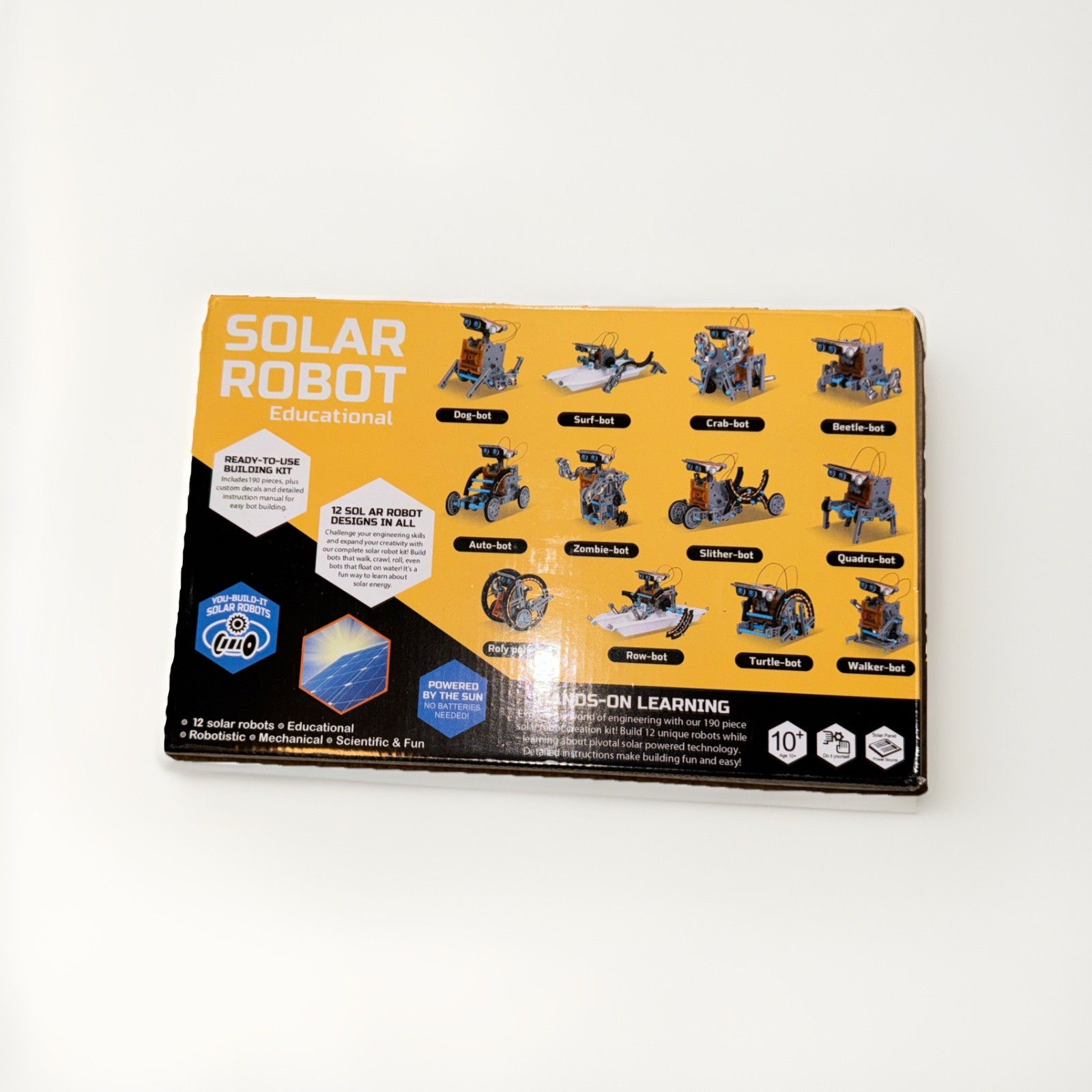 12-in-1 STEM Solar Robot Kit Toys Gifts Educational Building Science