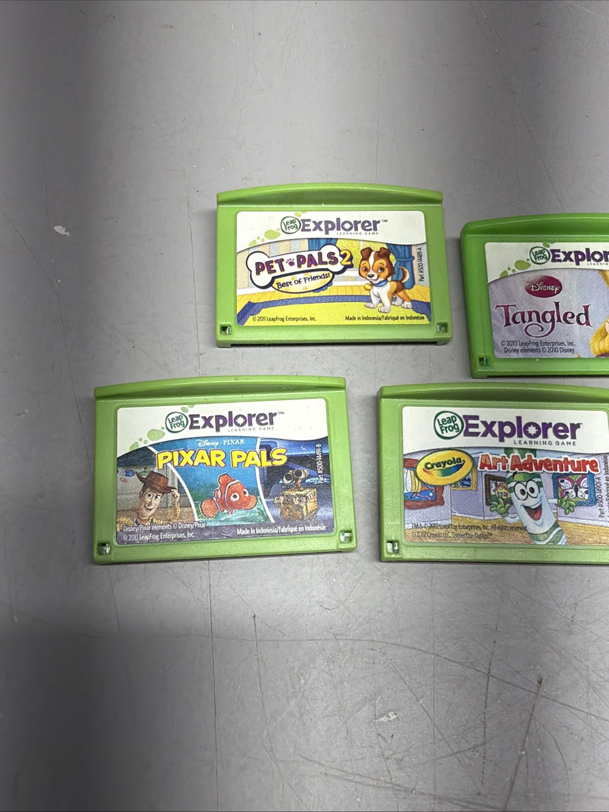 Lot of 5 LeapFrog LeapPad Explorer Learning Games Cartridges Only