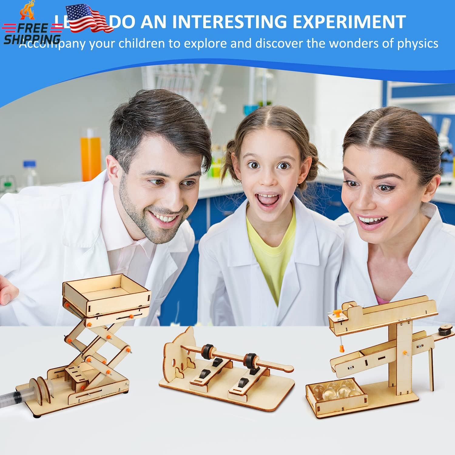 Poraxy 6 in 1 STEM Kits for Kids Age 8-10, Science Building Educational Experime