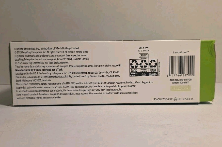 Leapfrog Leapmove Interactive Learning Game Ages 4–7 Years NEW