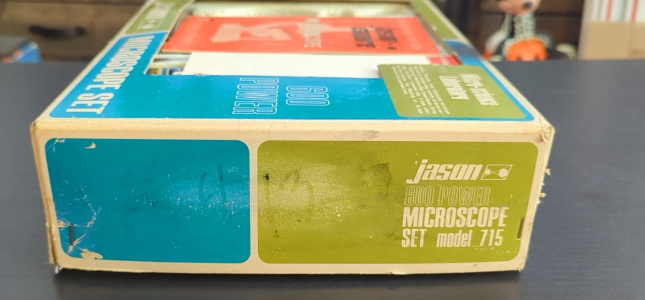 VINTAGE Jason/Empire 750 Power Zoom Microscope Set, 1971, Made in Japan