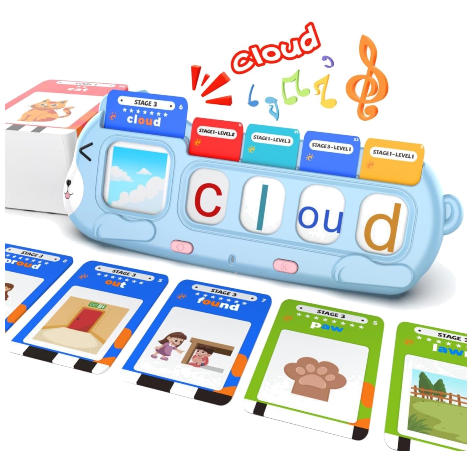 Interactive Phonics & Math Learning Set for Ages 4-8