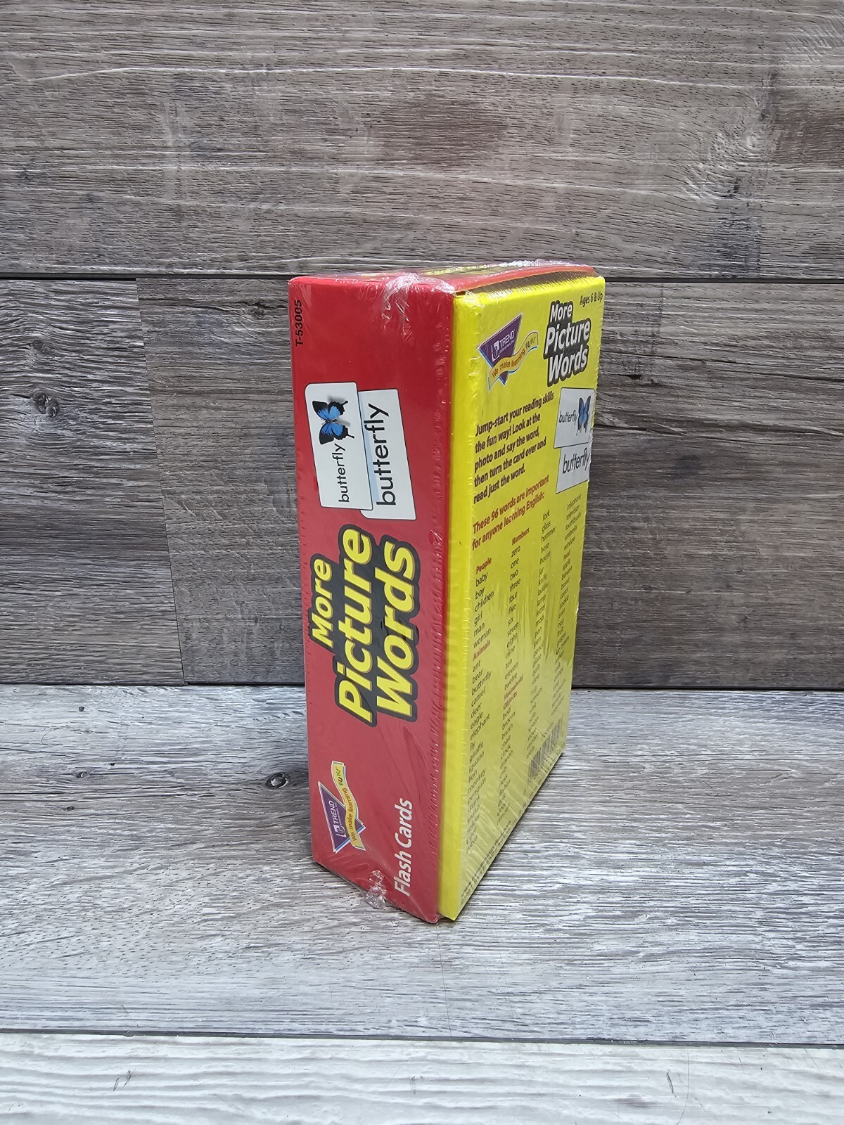 Flash Cards More Picture Words Educational 96 Cards Ages 6+ Homeschool Teacher