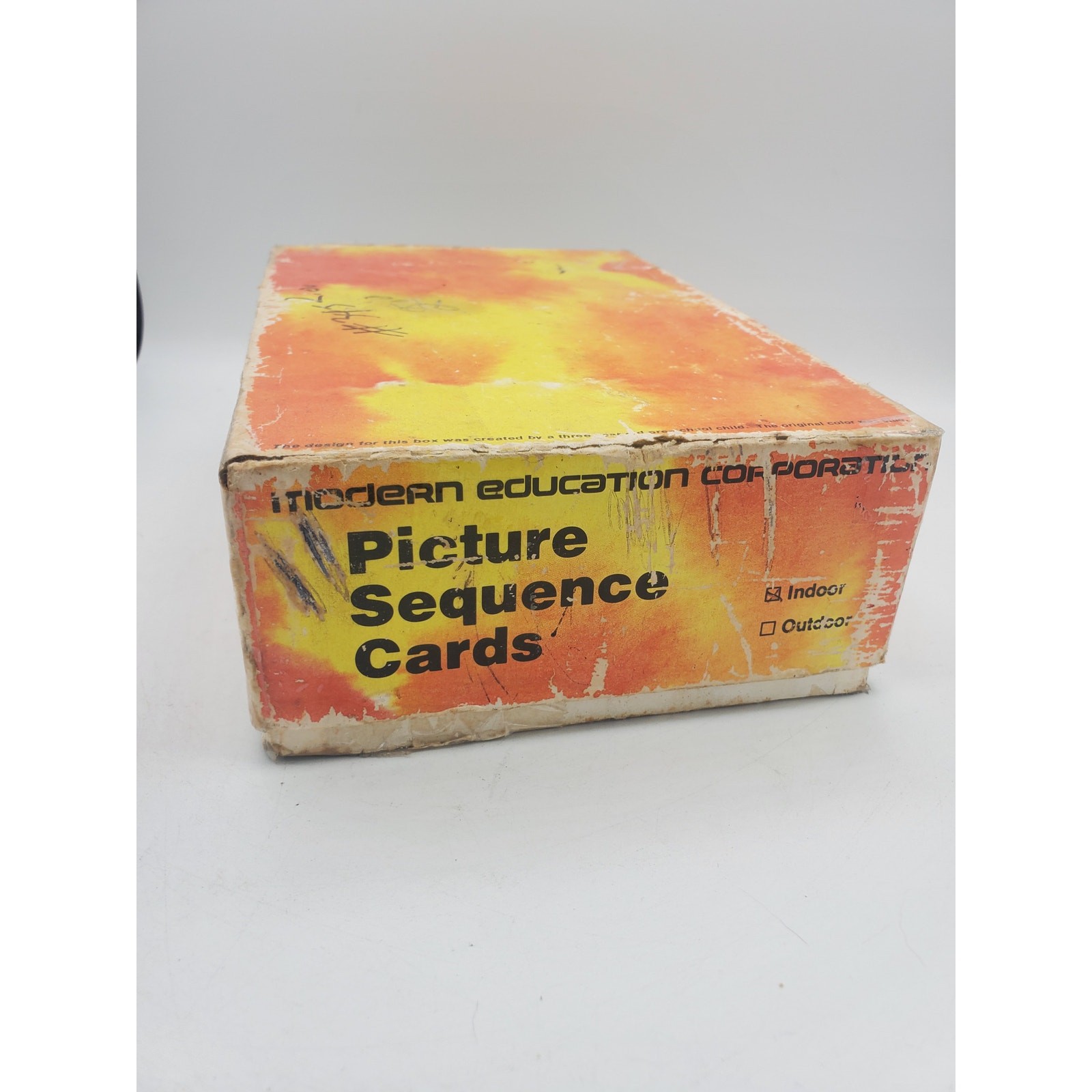 Vintage 1968 Modern Educational Corporation Picture Sequence Cards – Indoor