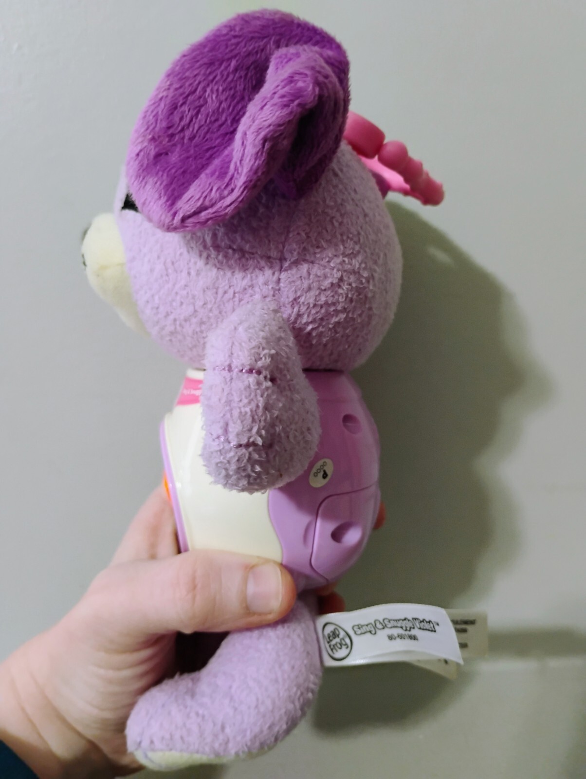 Leap Frog Sing & Snuggle Violet Purple Puppy Musical Interactive Plush Toy WORKS