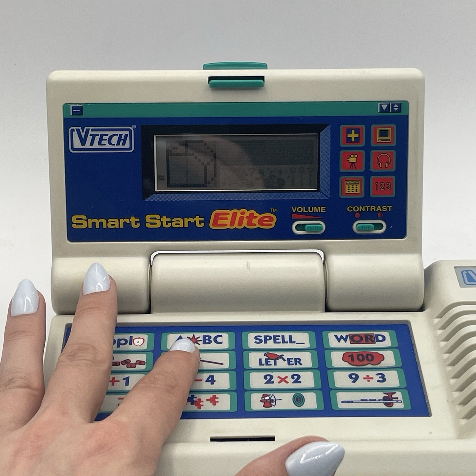Vintage VTech Smart Start Elite Toy Laptop Computer 1993 Retro Learning 90s
