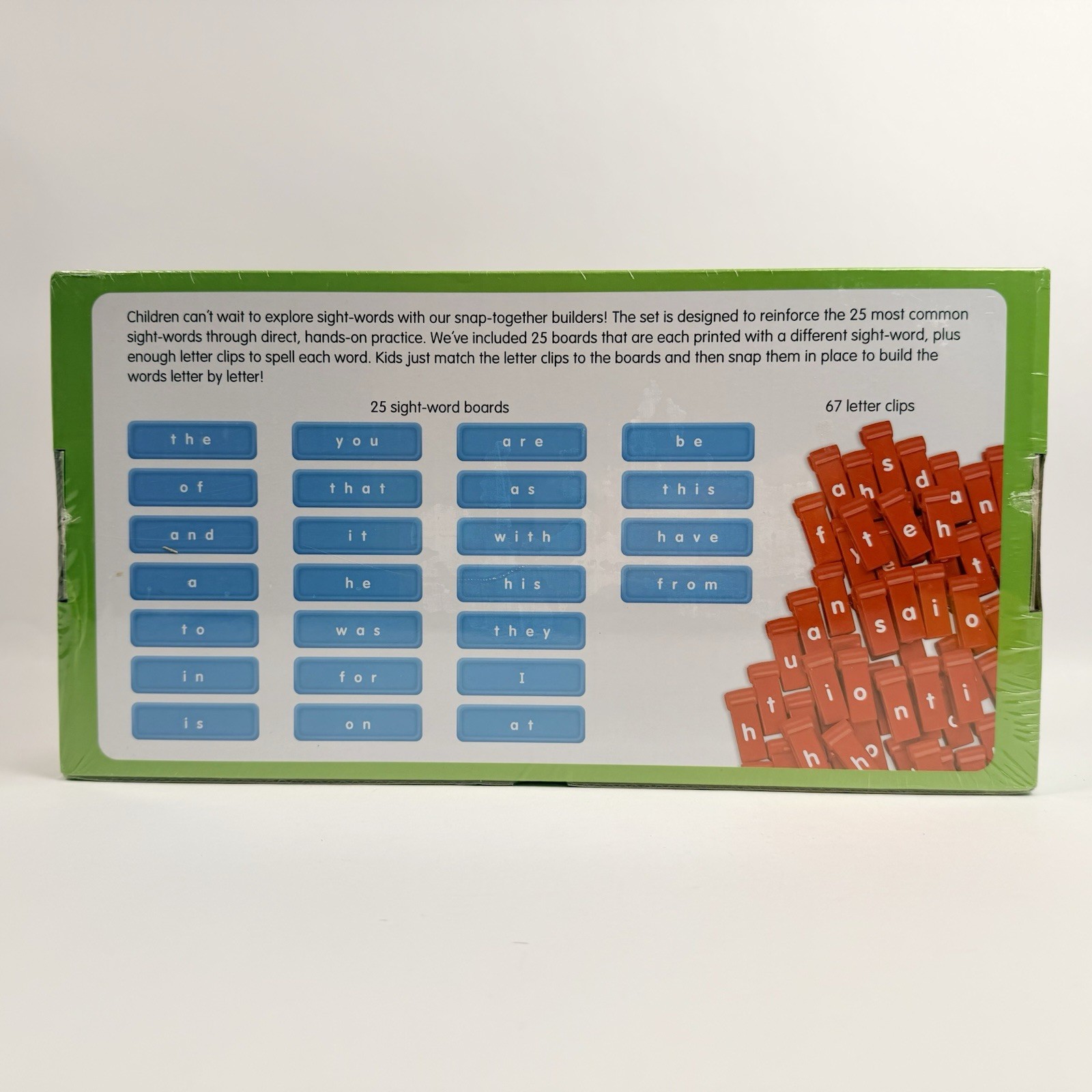 Lakeshore Snap & Build Sight-Words Level 1 TT752 New Sealed Pre-K–2