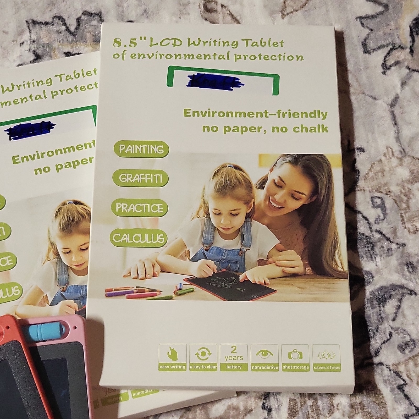 Lot of 6 Tablets!! 3 in boxes and 3 unboxed. LCD Writng Tablet Paperless drawing