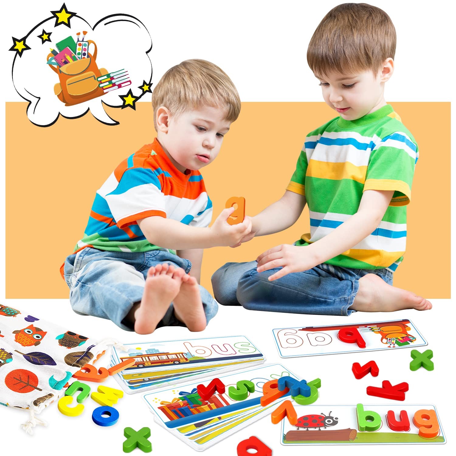 Learning Educational Toys for 2 3 4 5 6 Years Old Boys Small, Multicolor