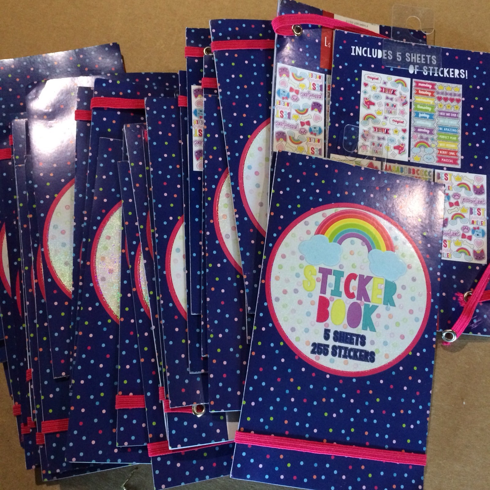 Lot Of 20 Sticker Books For Girls Age 5+ (255 Stickers Per Book) New
