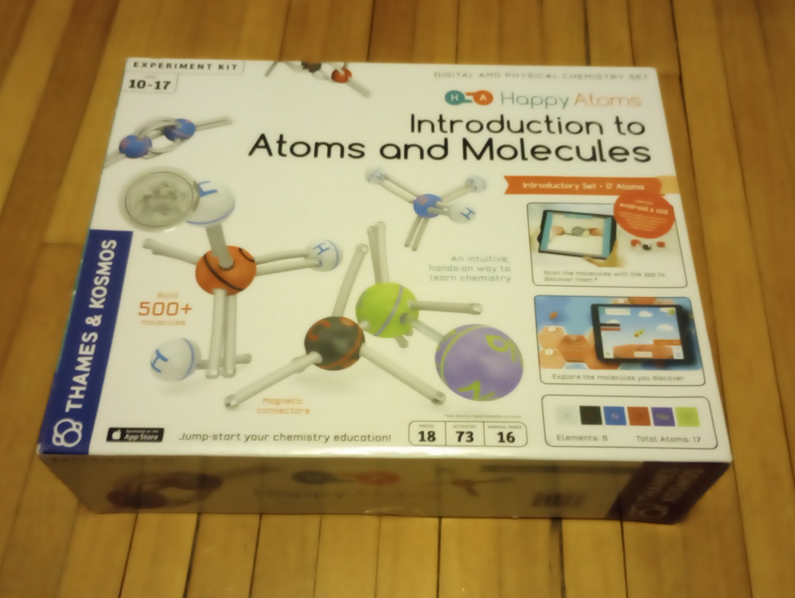 SEALED! Thames Kosmos Experiment kit, introduction to atoms and Molecules.
