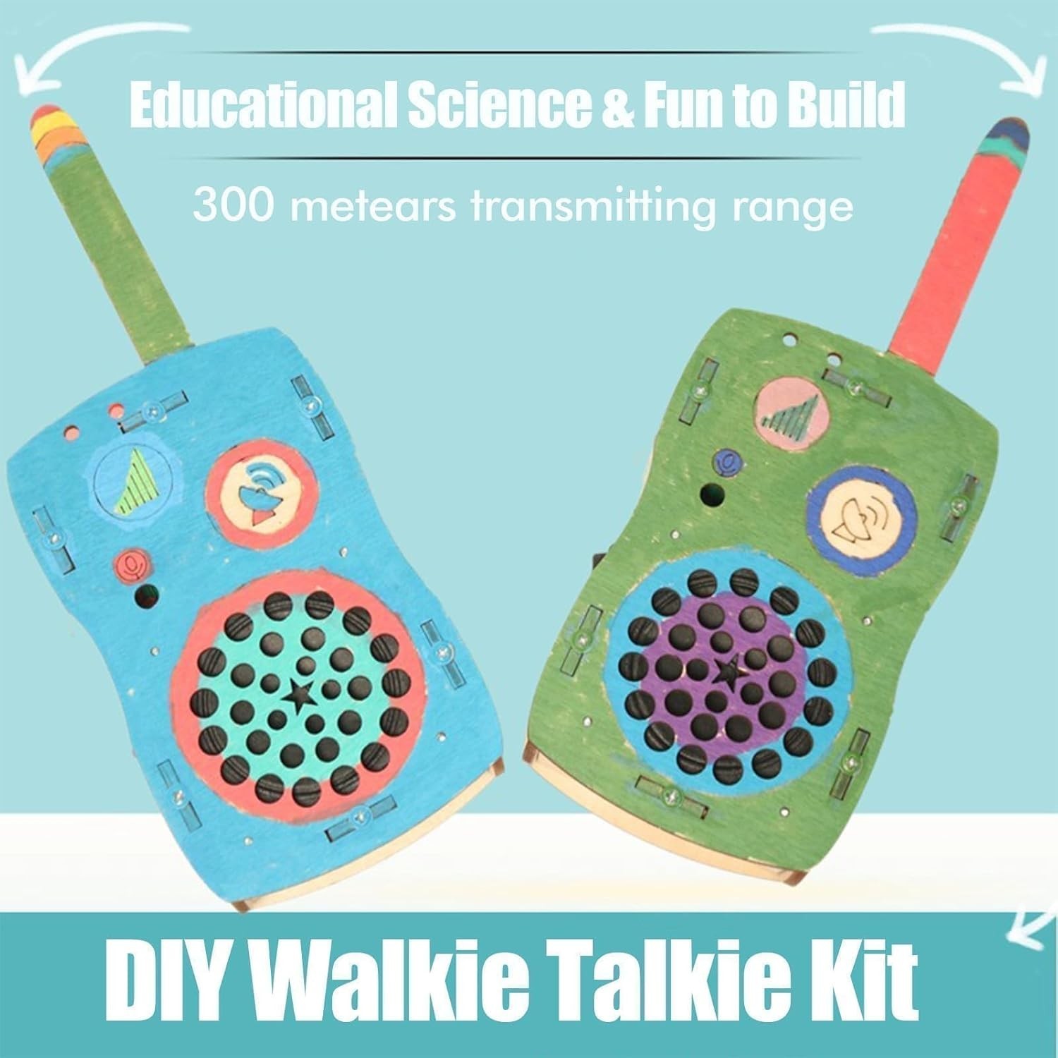 STEM Toys for Age 6-8-13 Crafts Kits Building Your Own Walkie Talkies for Kid…