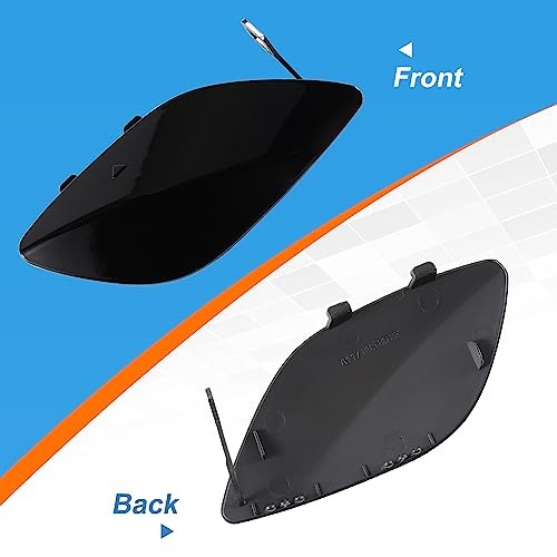Car Front Bumper Tow Hook Cover Fit for Mercedes Black Right Passenger Side