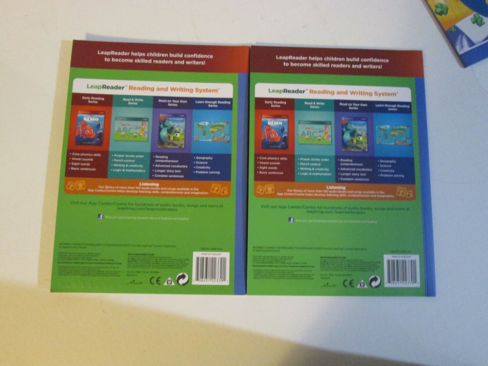 Leapfrog Tag System Learn To Read Book Set 1 Short Vowels 6 Books 4-7 Years NEW