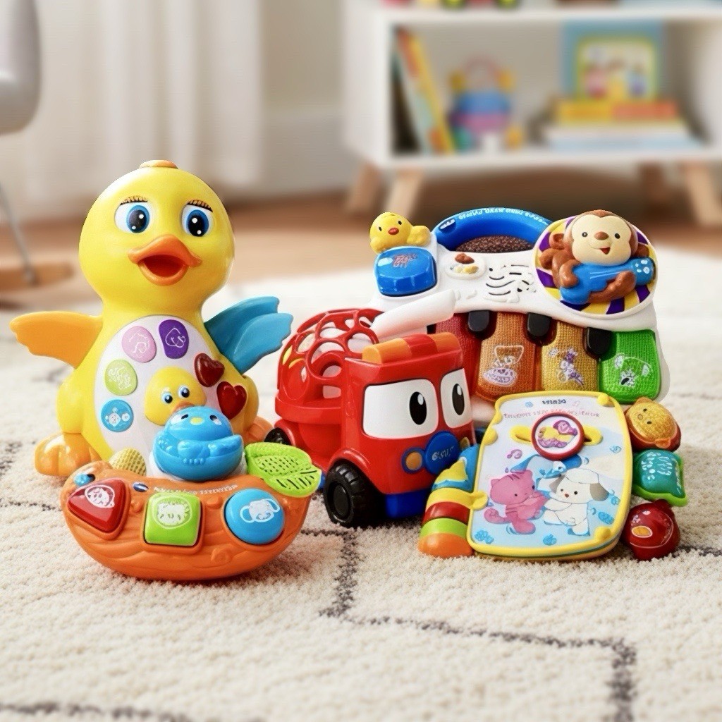 Vtech Toys Oball Music Singing Duck Developmental Interactive Lot *See Video