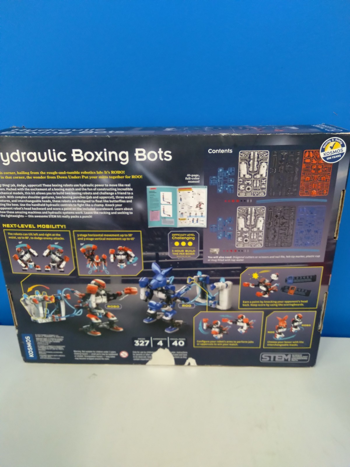 NEW open box Hydraulic Boxing Bots STEM Experiment Kit – Thames & Kosmos