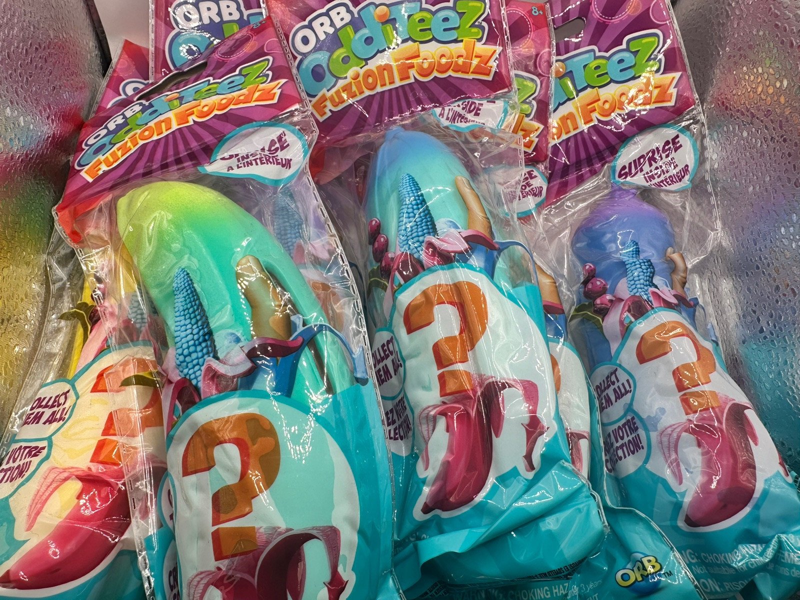 6x ORB Odditeez Fuzion Foodz Collect Them All Random Mix. color New US Seller