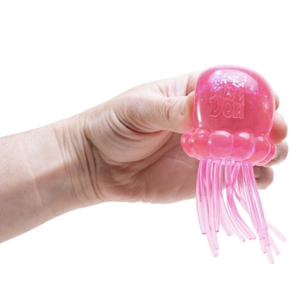 NeeDoh JELLY SQUISH Viral Schylling Nee Doh Jellyfish [x1 RANDOM] AUTHENTIC