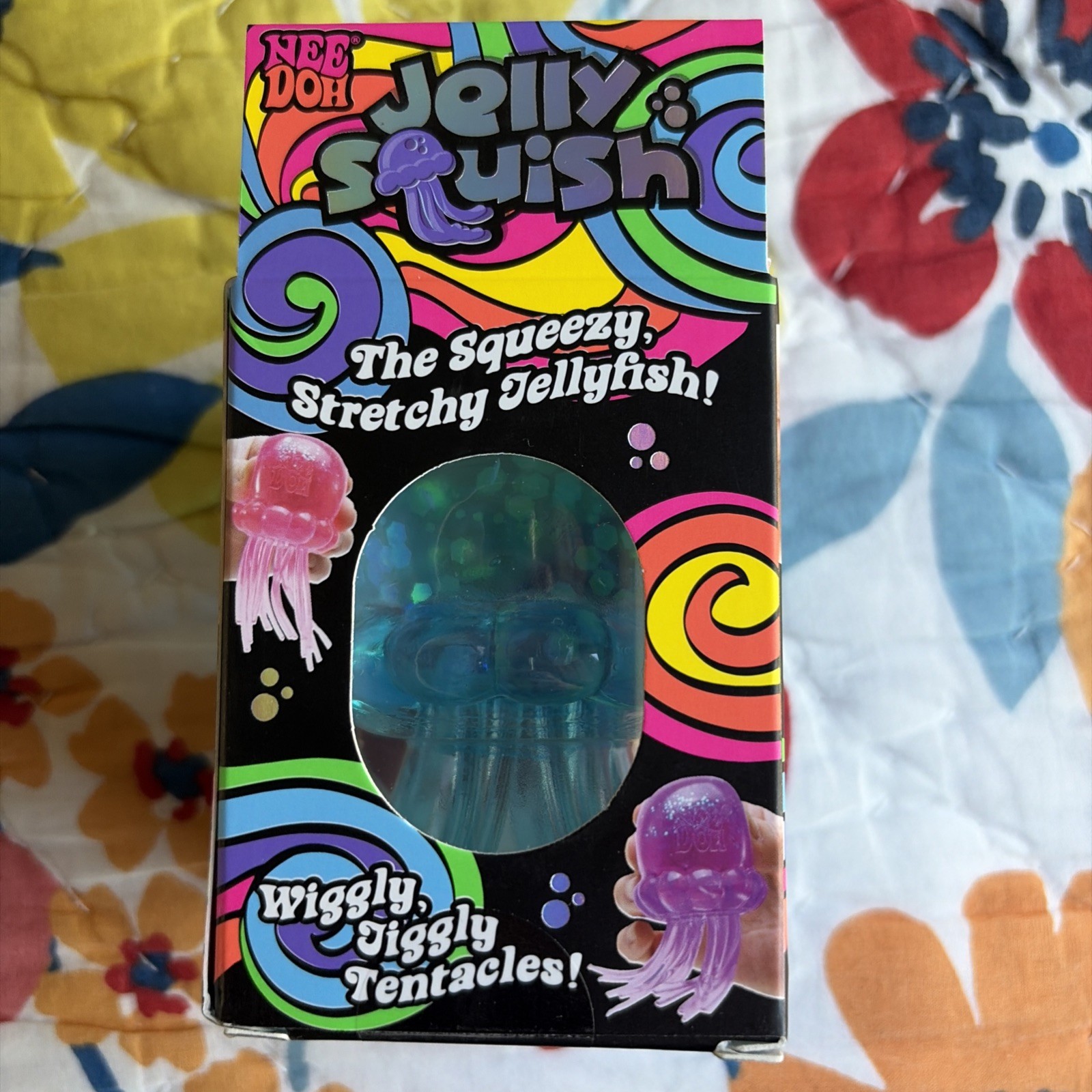 Not NeeDoh Jellyfish Jelly Squish Stress Toy Fidget Sensory Squeeze Squishy