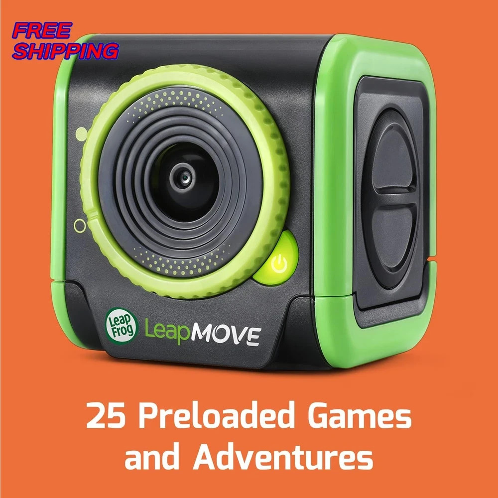 LeapFrog LeapMove Active Learning Video Game System 25 Preloaded Games New Gift