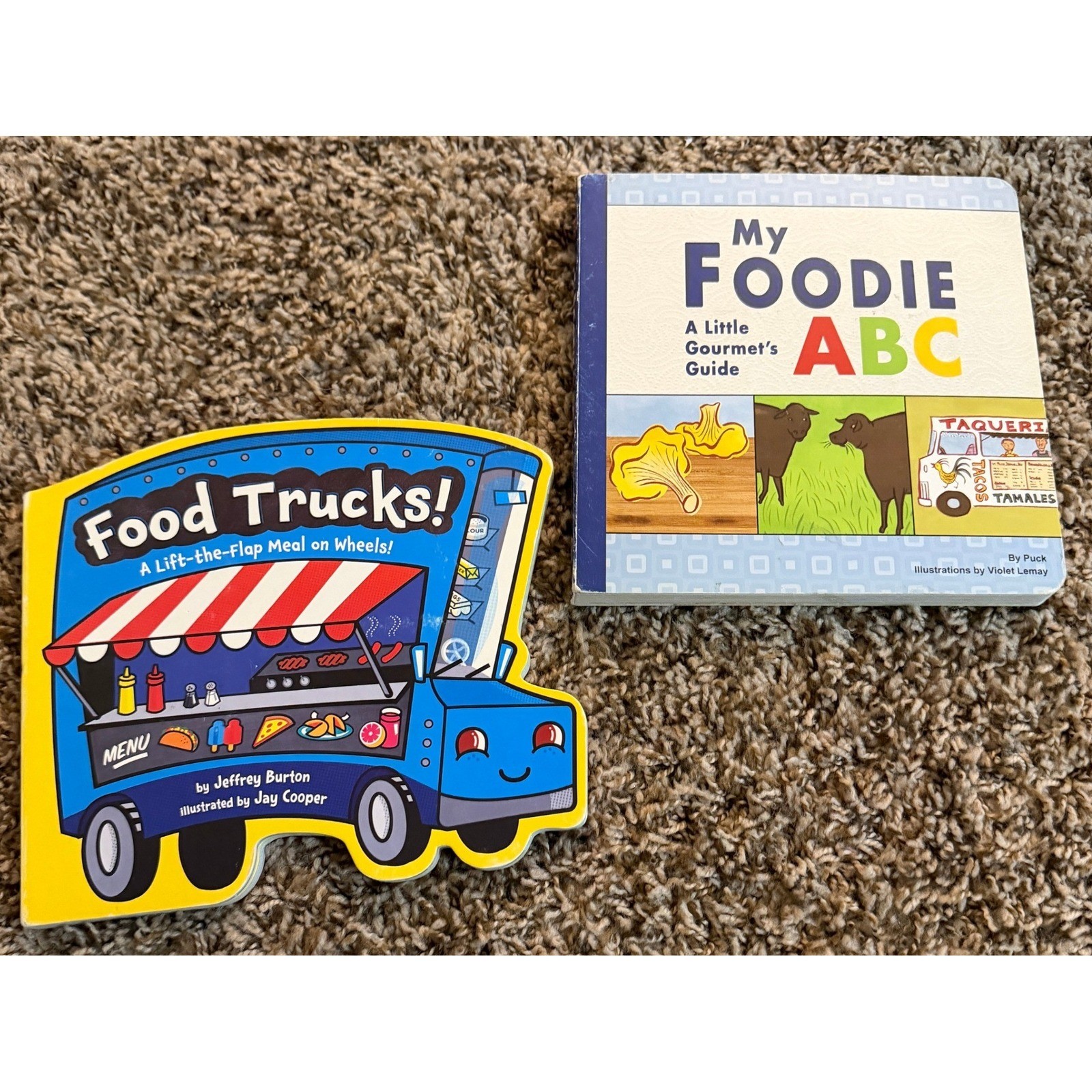 Duopress Food Trucks Lift-A-Flap & My Foodie ABC