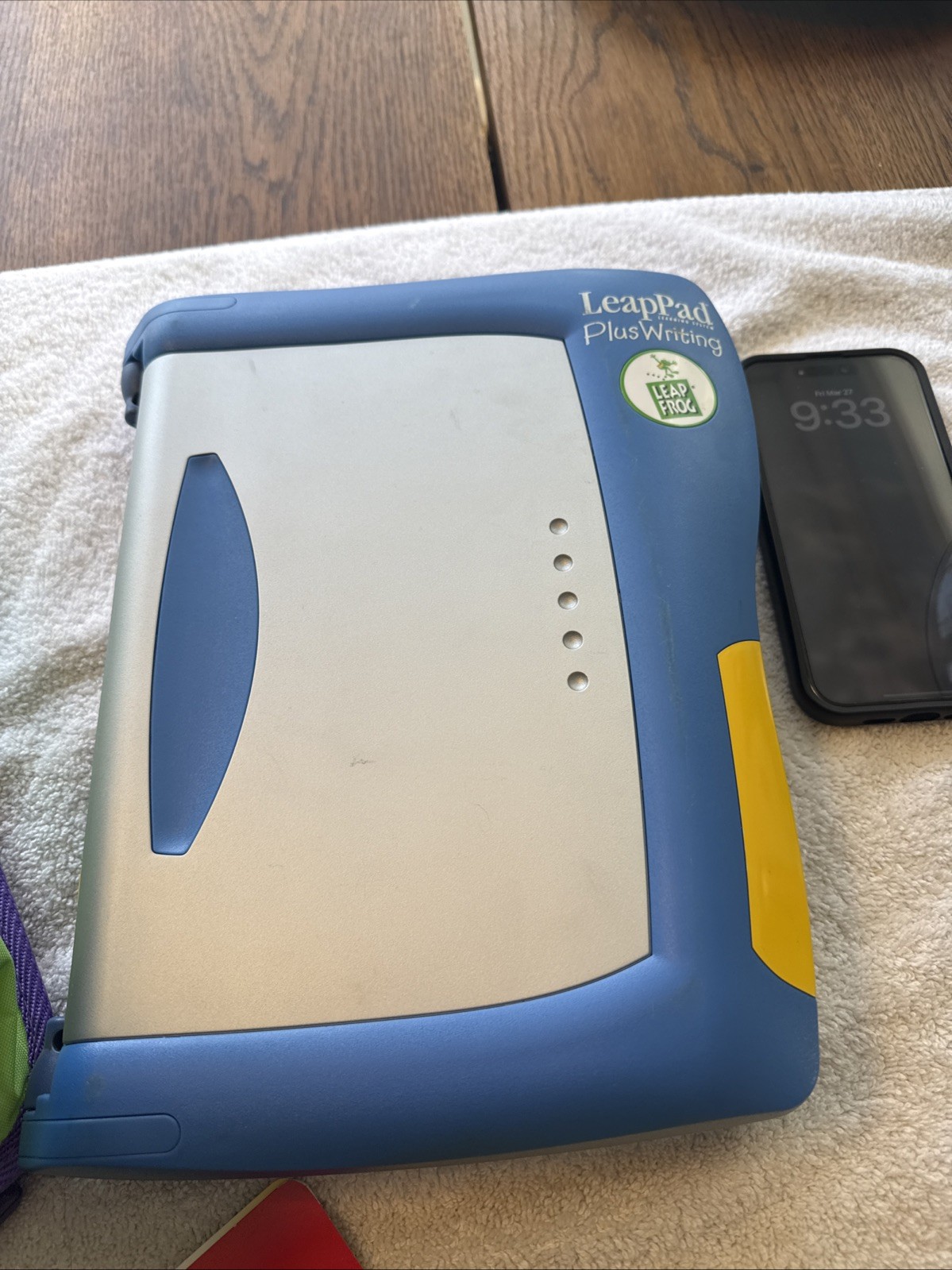 Leap Pad Plus Writing System With Case And 3 Books & Cartridges