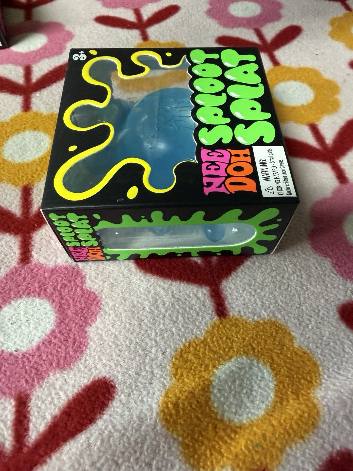 Blue NeeDoh 💙 SPLOOT SPLAT Nee Doh Splatter Fidget Squishy 🚚Free Delivery