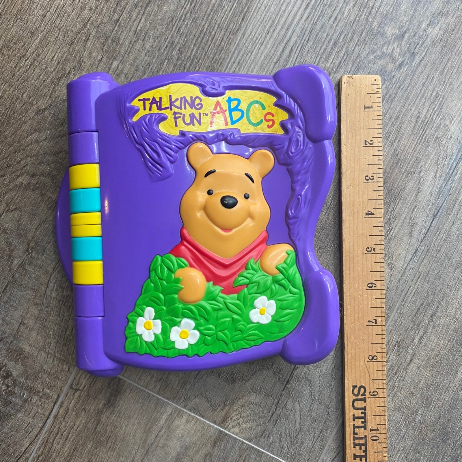Disney Winnie the Pooh Talking Fun ABCs Electronic Learning Toy Mattel Vintage