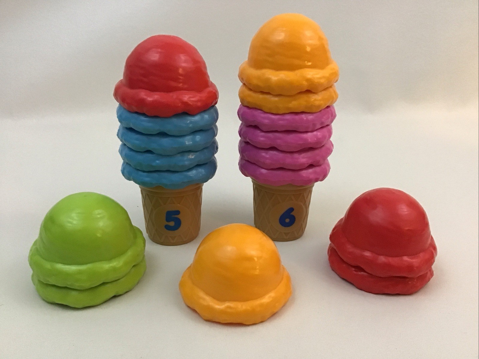 Lakeshore Counting Cones Colors Counting Pretend Food Replacement pcs Heavy LotG