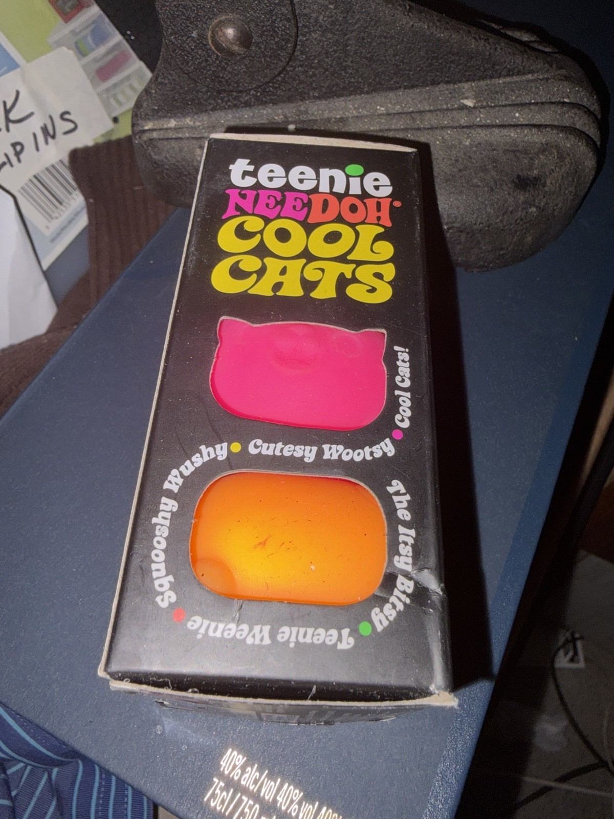 Teenie Needoh Cool Cats 3 Pack Schylling Colorful Squishy Collectibles Sealed