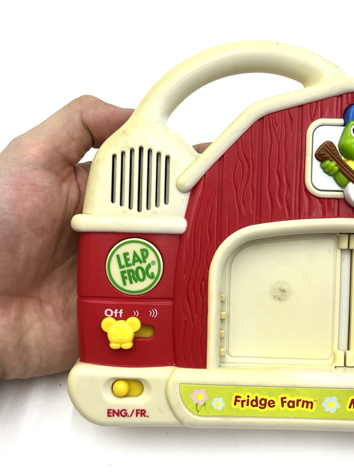Vintage LeapFrog Fridge Farm Magnetic Animals Barn Toy Complete Set – Working