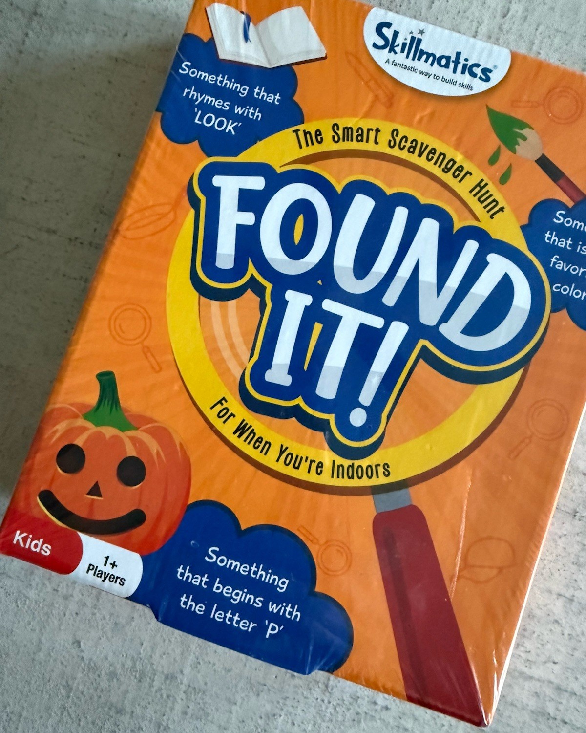 Skillmatics FOUND IT Indoors Scavenger Hunt Card Game Educational NEW Sealed