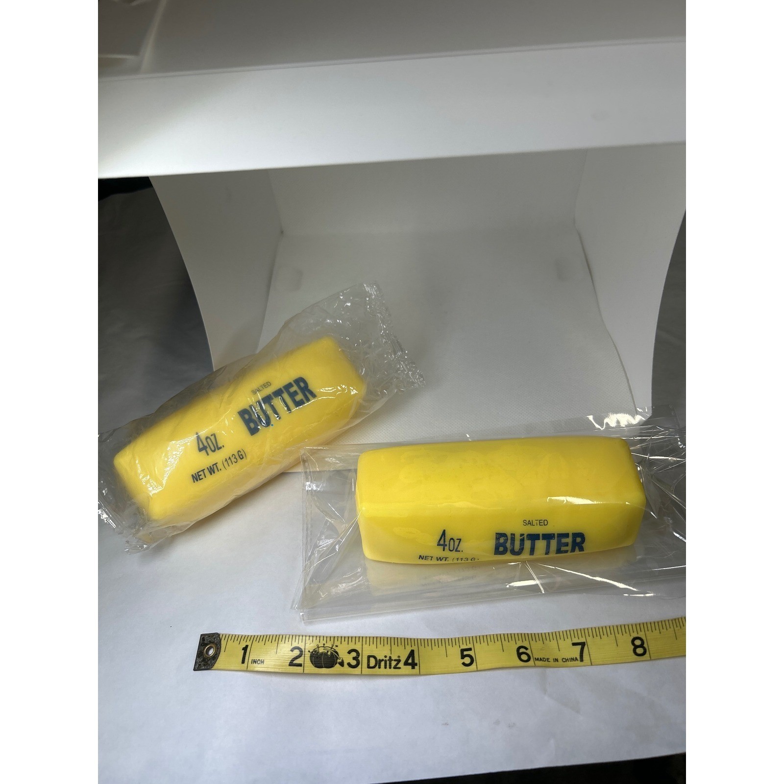 Novelty Butter Stick Squishy Stress Toys Lot of 2 Sensory Fidget Gag Gift