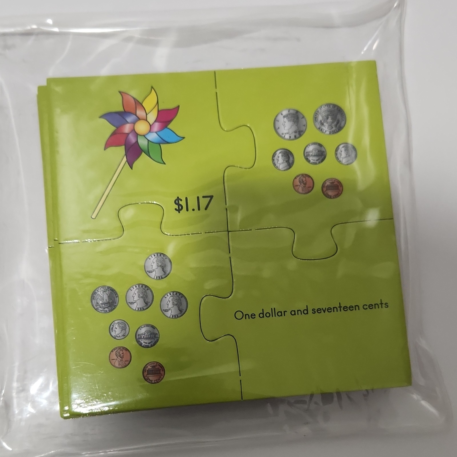 Really Good Stuff Find-a-Pair Number Match Money Puzzles Ages 6-7 165104 165074