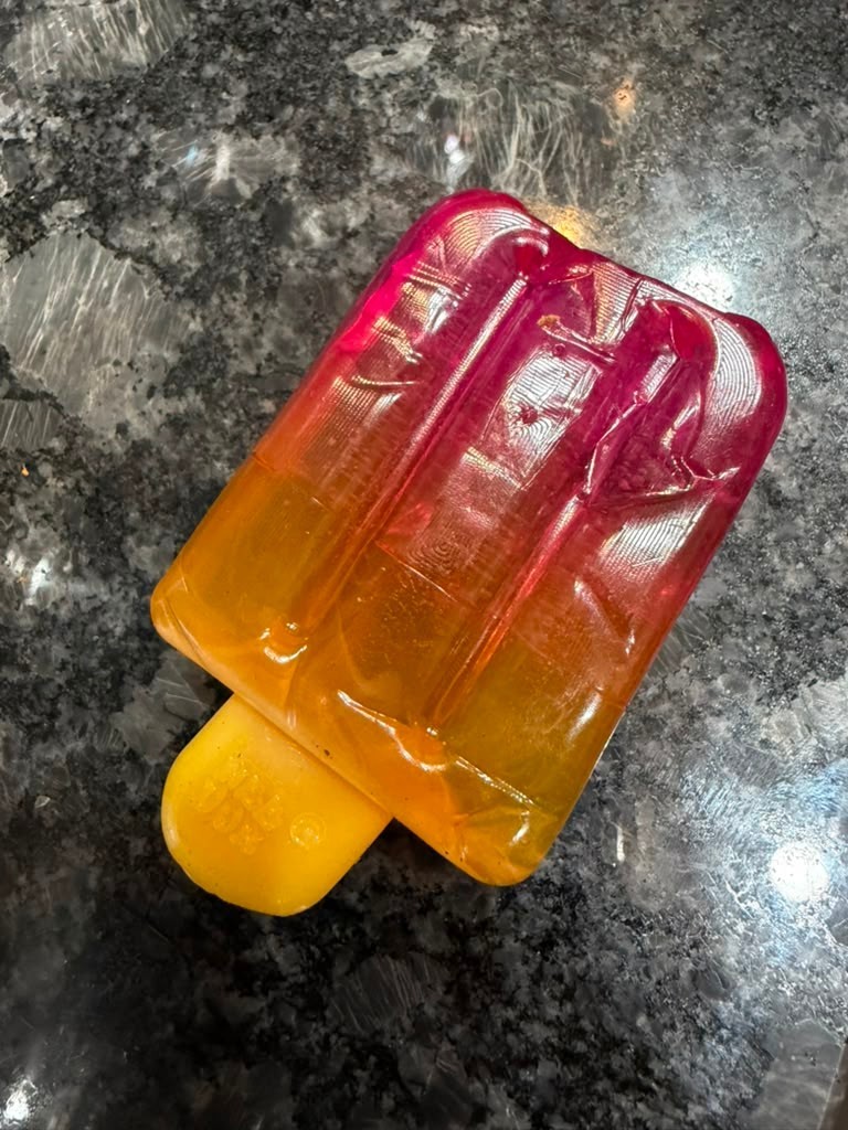 PINK & YELLOW Needoh NICE-SICLE Popsicle Nicesicle Jelly Squishy Toy NEE DOH NEW