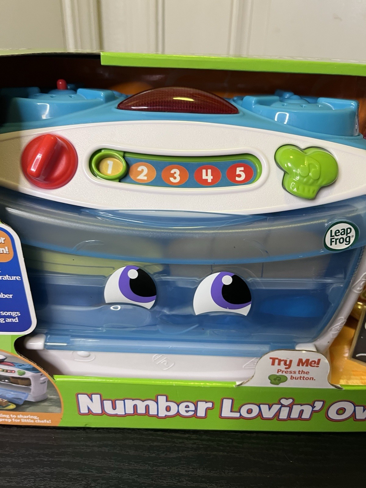 LeapFrog Number Lovin’ Oven Teal Ages 2+ core learning skills Toy Sing Count NEW