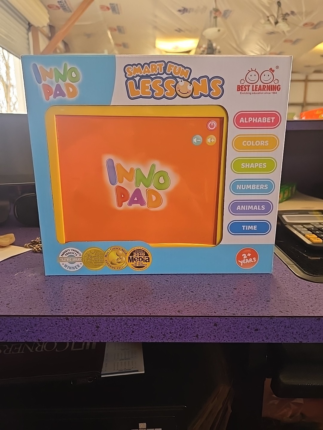 BEST LEARNING INNO PAD Smart Fun Lessons – Educational Tablet Like Toy (3xAAA)