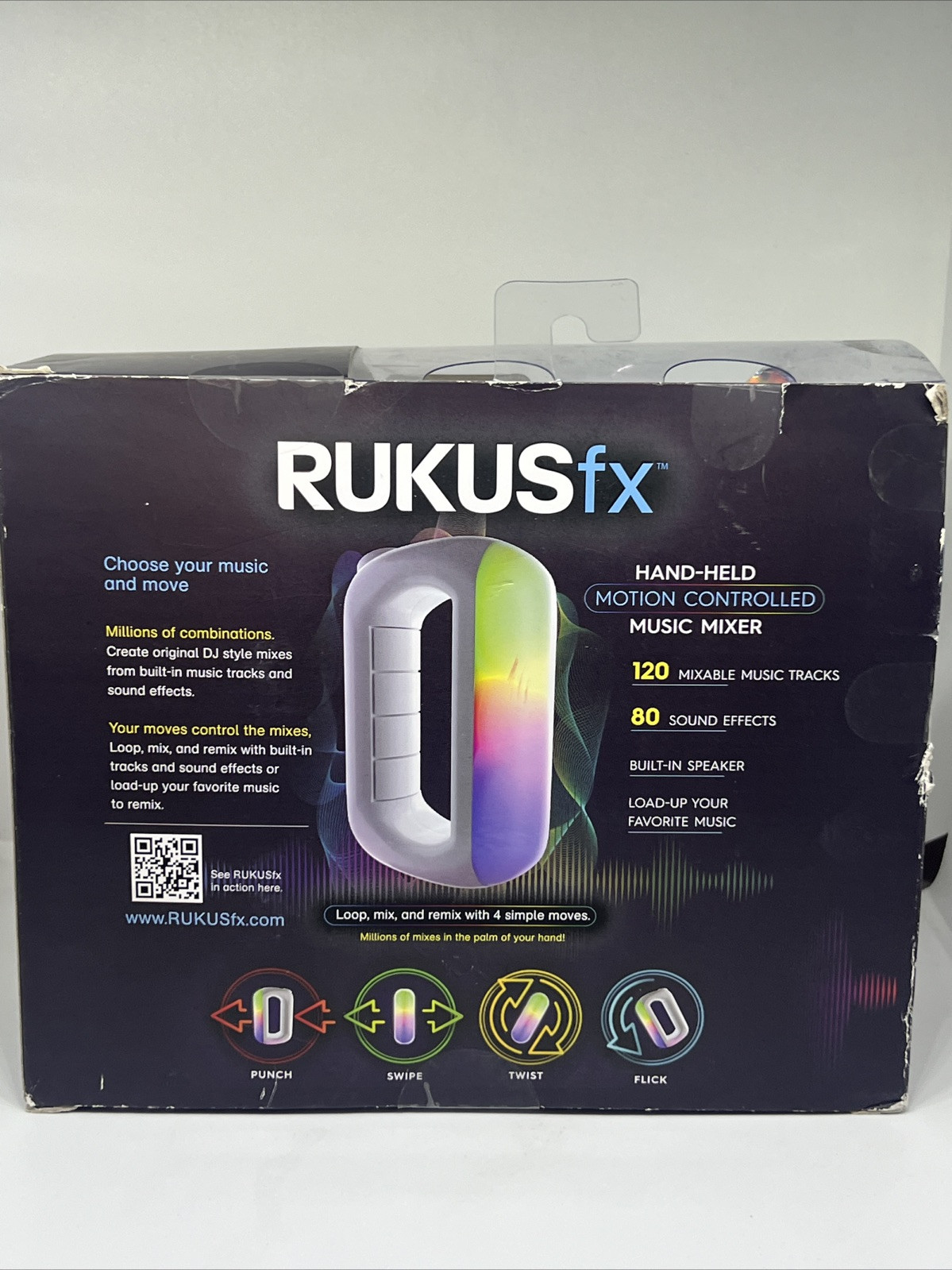 RUKUSfx Motion-Controlled Music Mixer, Lights and Sounds Music