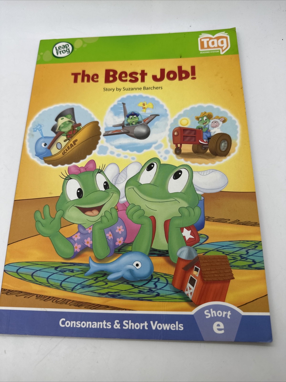 6 LeapFrog Learn to Read Long Short Vowels Constants Leap Reader Books TAG