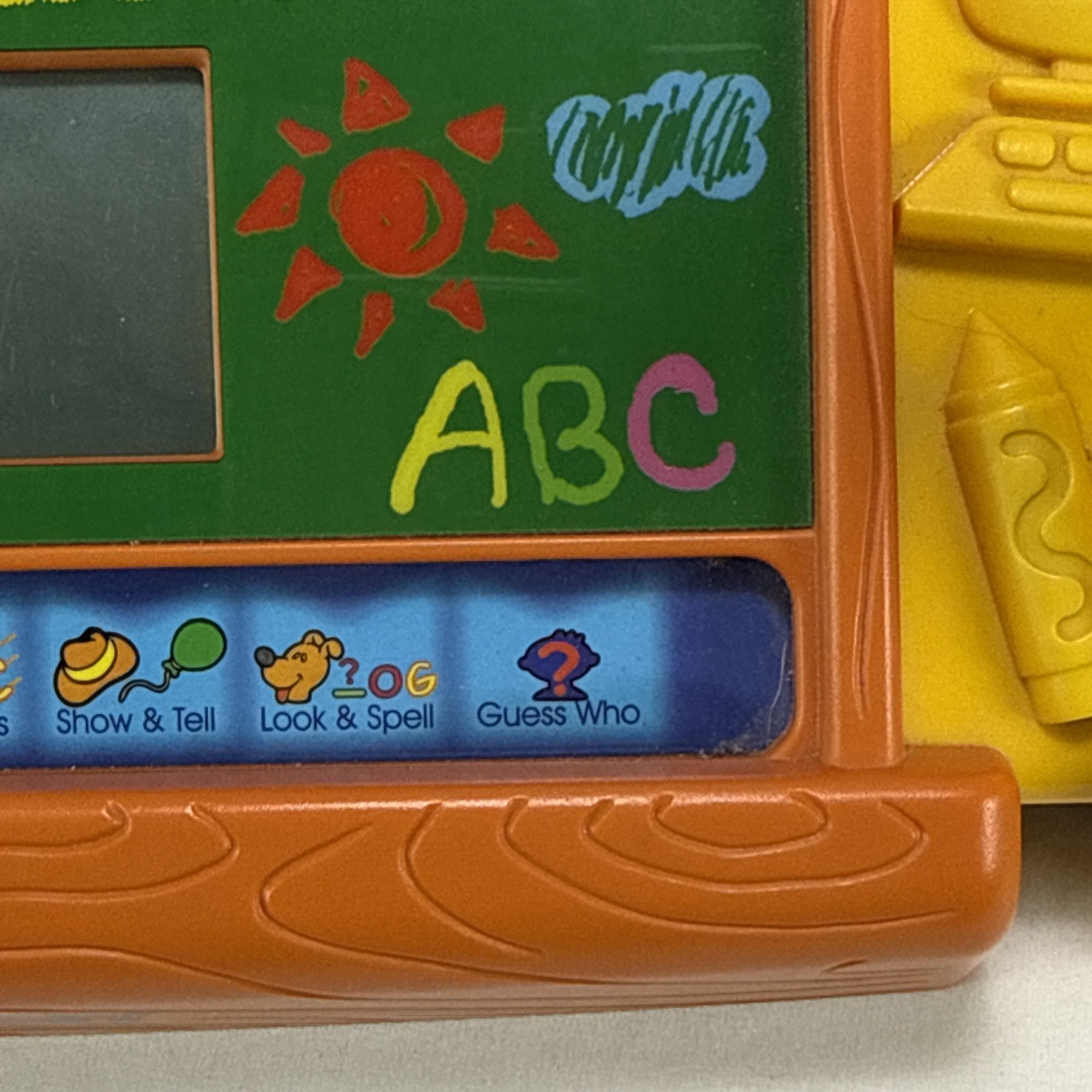 RARE Vtg VTech Interactive Alphabet Classroom Learning Toy Yellow – WORKS!