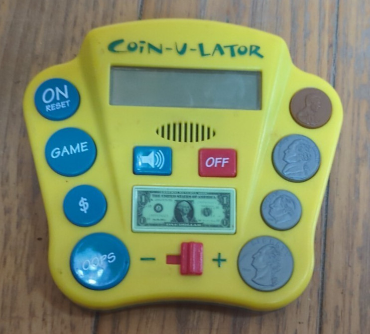 Coin-U-Lator Coin Counting Electronic Calculator (Tested-Works)