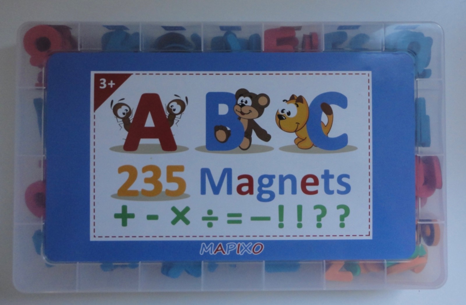 MAPIXO Classroom Magnetic Letters for Kids Magnetic Alphabet Letters & Numbers